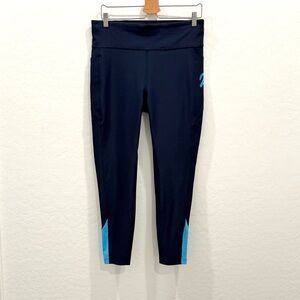 Peloton Women's Push Your Boundaries High-Rise Rib Insert Pocket Legging-XL